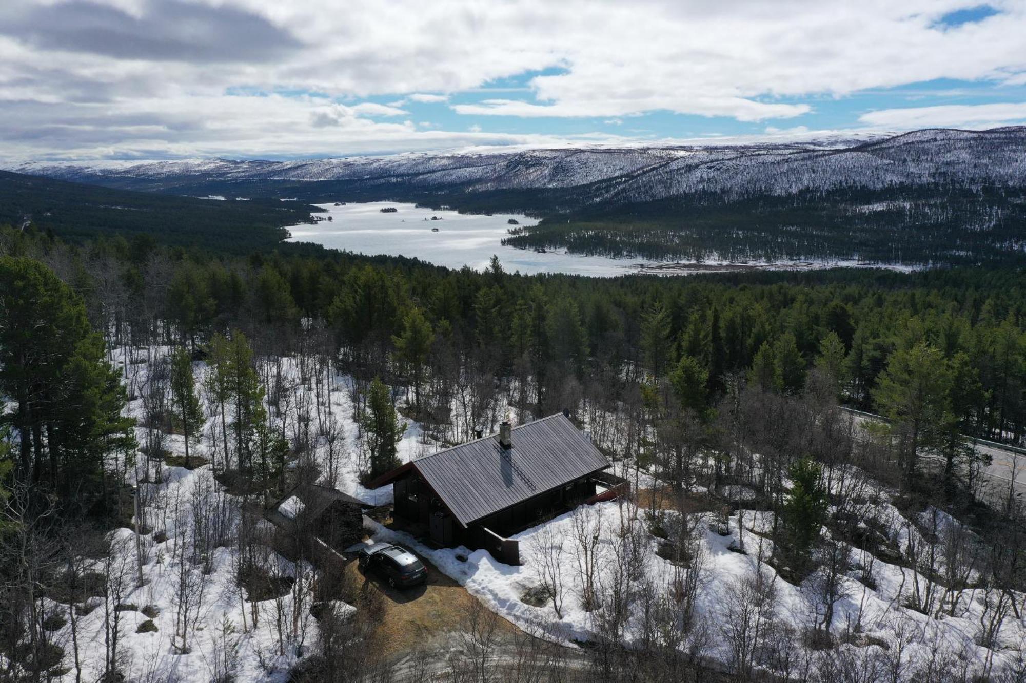 Koselig Hytte Med Usjenert Og Solrik Beliggenhet Geilo Exterior foto